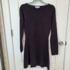 Black sweater dress